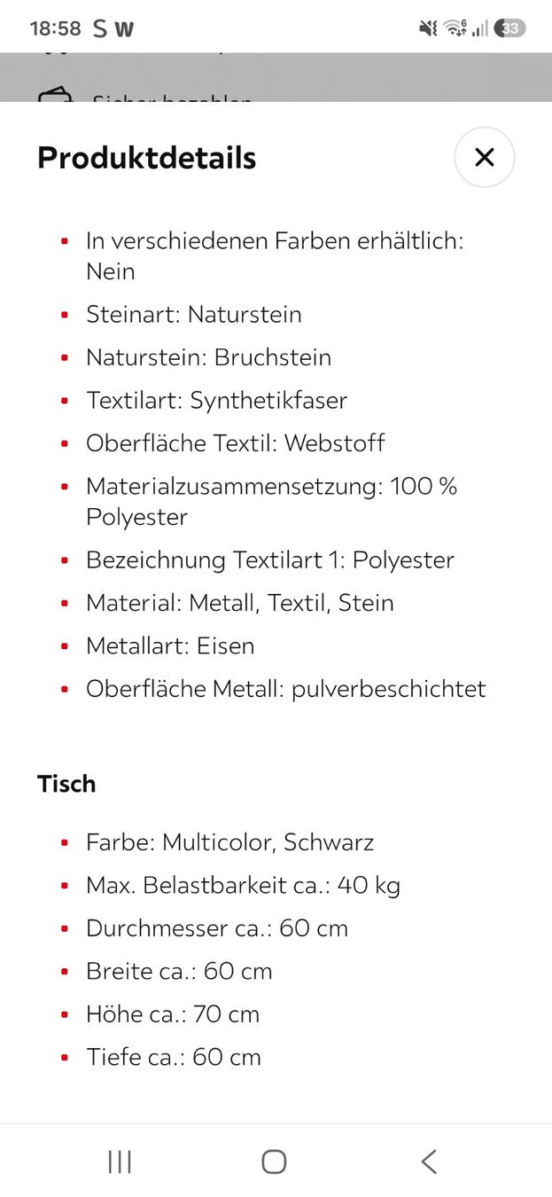 Livique Set de table et chaises: Tischli mit 2 Stühlen – D'occasion à Oftringen par Begi73 4
