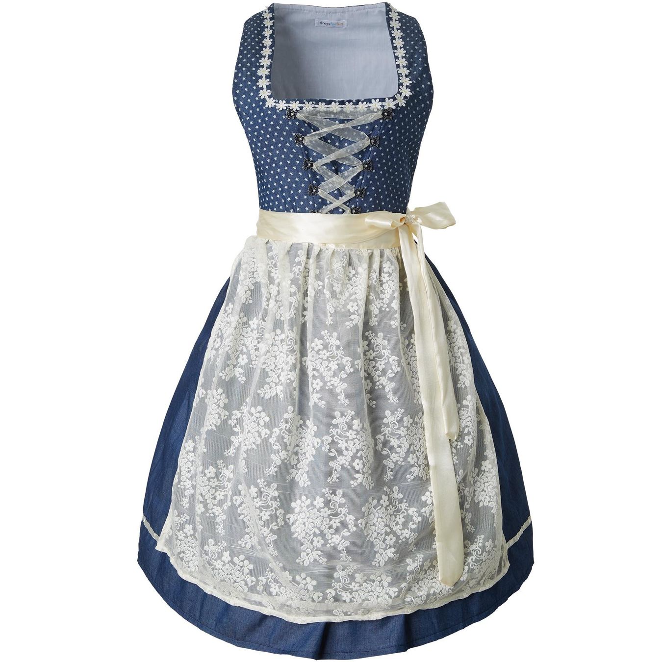Costumi: Midi-Dirndl Kleinwalsertal Modell 2 Größe M – Usato da Murten venduto da Roland.Kemmer.AG 4