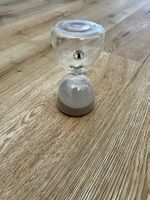 IKEA EFTERTÄNKA Sanduhr (Klarglas, beiger Sand)  Handarbeit