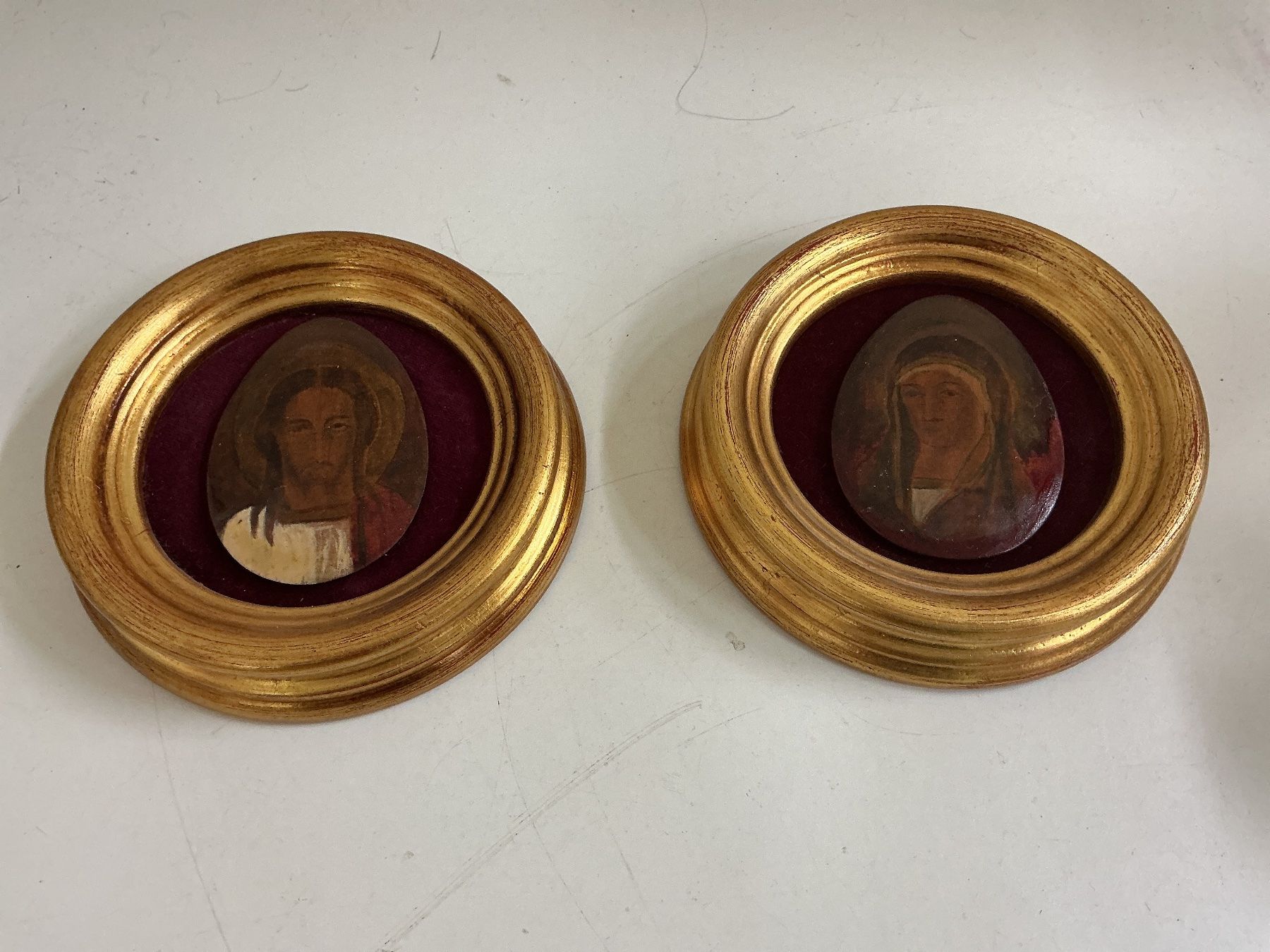 Dipinti: 2 religiöse Miniaturen – Usato da Bern venduto da vielerart