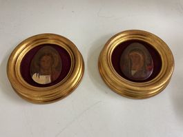 2 religiöse Miniaturen