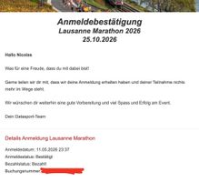 Ticket Lausanne Marathon 2026 (42km)