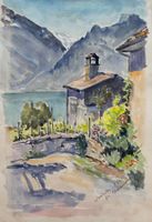 M. Debrunner, 1955 - Aquarell, Quinten
