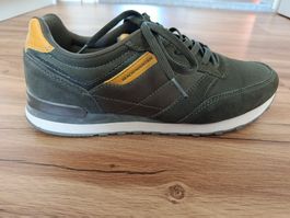 Sneaker Beach Mountain olivgrün gelb guter Zustand