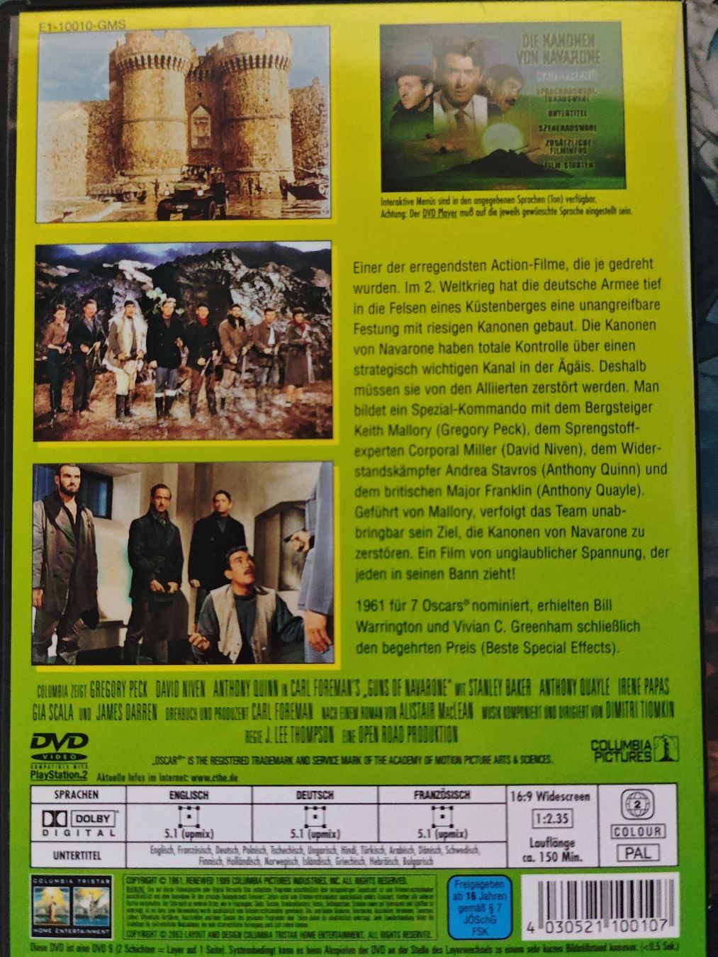 Alle DVDs: Die Kanonen von Navarone – Gebraucht aus Laufenburg von grossrto 1