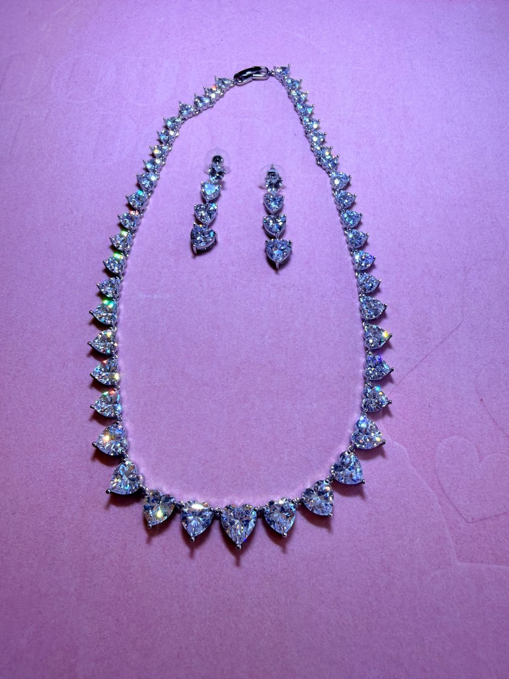 Altri gioielli: Parure luxe Cœurs Zircons – Nuovo e nell'imballaggio originale da St-Maurice venduto da Sandrinette123 3