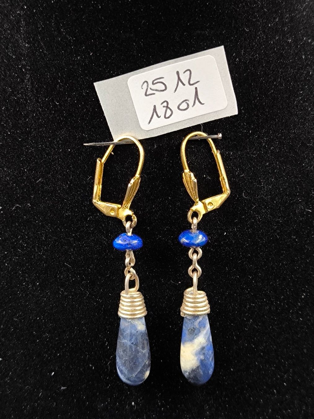 Orecchini pendenti & Orecchini a lobo: Ohrringe Hänger, Lapislazuli Tropfen – Usato da Rorschacherberg venduto da snOOpydOg11 8