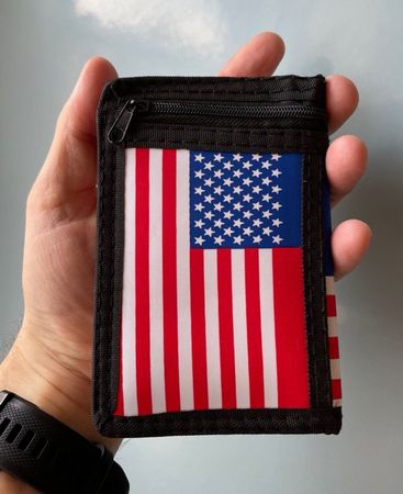 Portemonnaie/Brieftasche "USA" (schwarz)