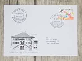 CL11 Enveloppe + Timbre Suisse 1998