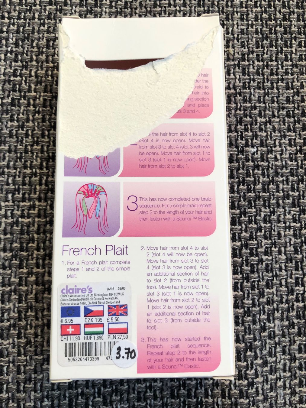 Accessori per capelli: Easy plait, scünci, neu – Nuovo (secondo la descrizione) da Langnau am Albis venduto da snla_scc9 1