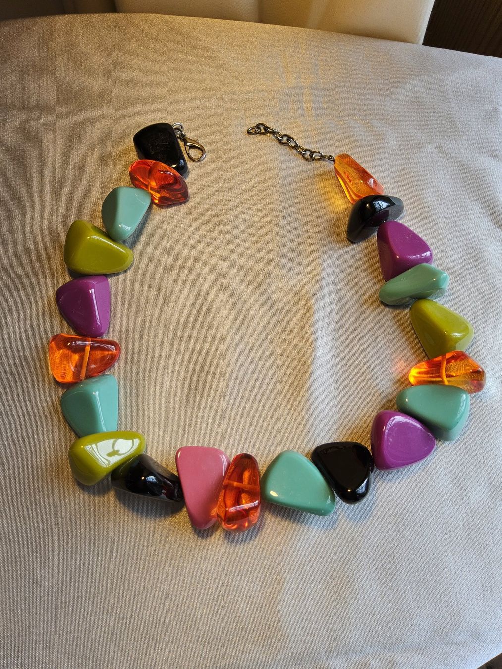 Catenine: Originale SOBRAL, Designer Schmuck 60er, Harz,Kette – Usato da Zürich venduto da helsan 5