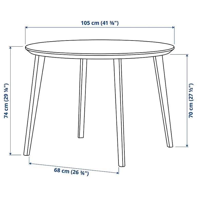Tables: IKEA runder Tisch – D'occasion à Emmenbrücke par dua_9nzf 4