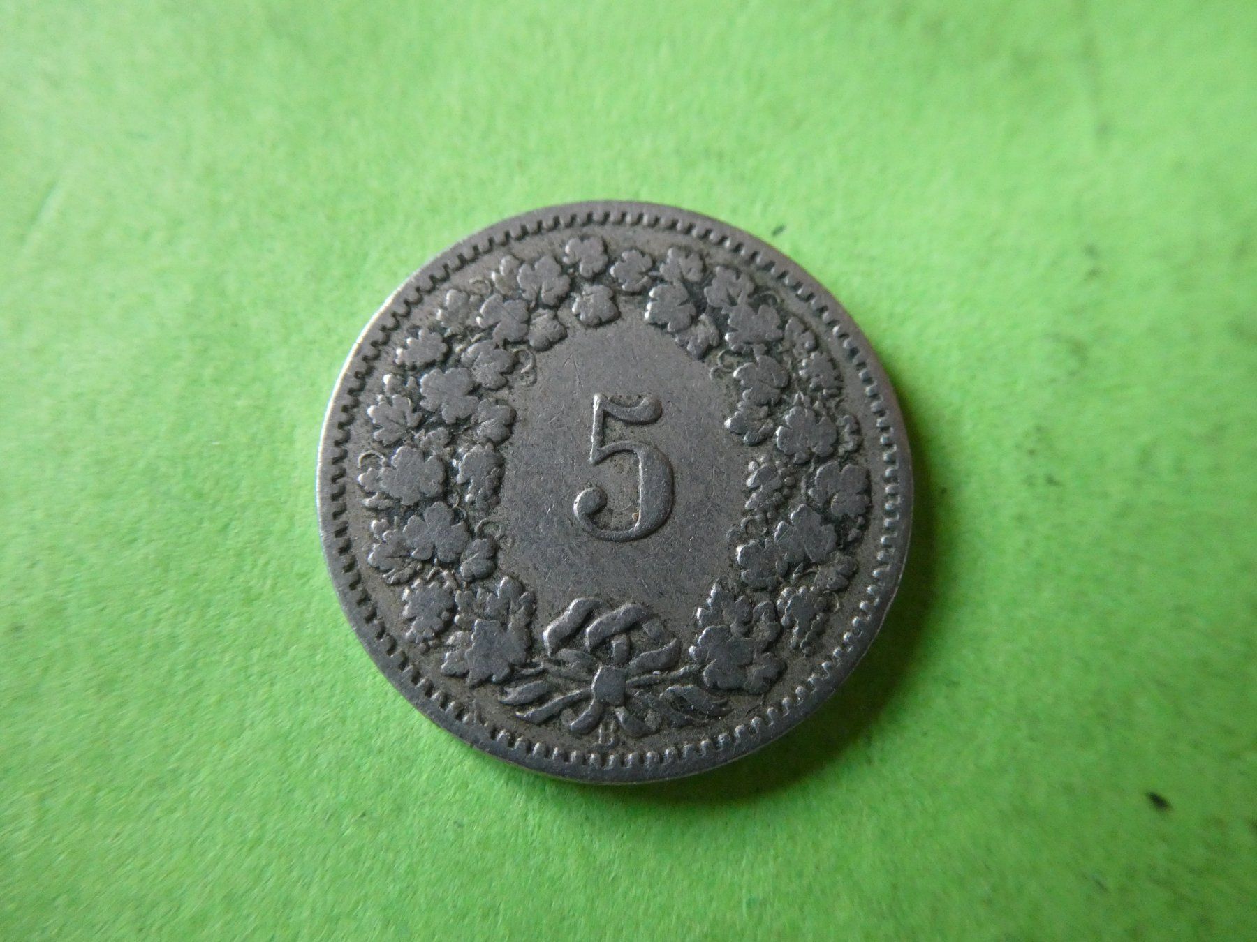 Tutti le monete: Schweiz 1883,  5 Rappen – Usato da Hinterforst venduto da rohusri 1