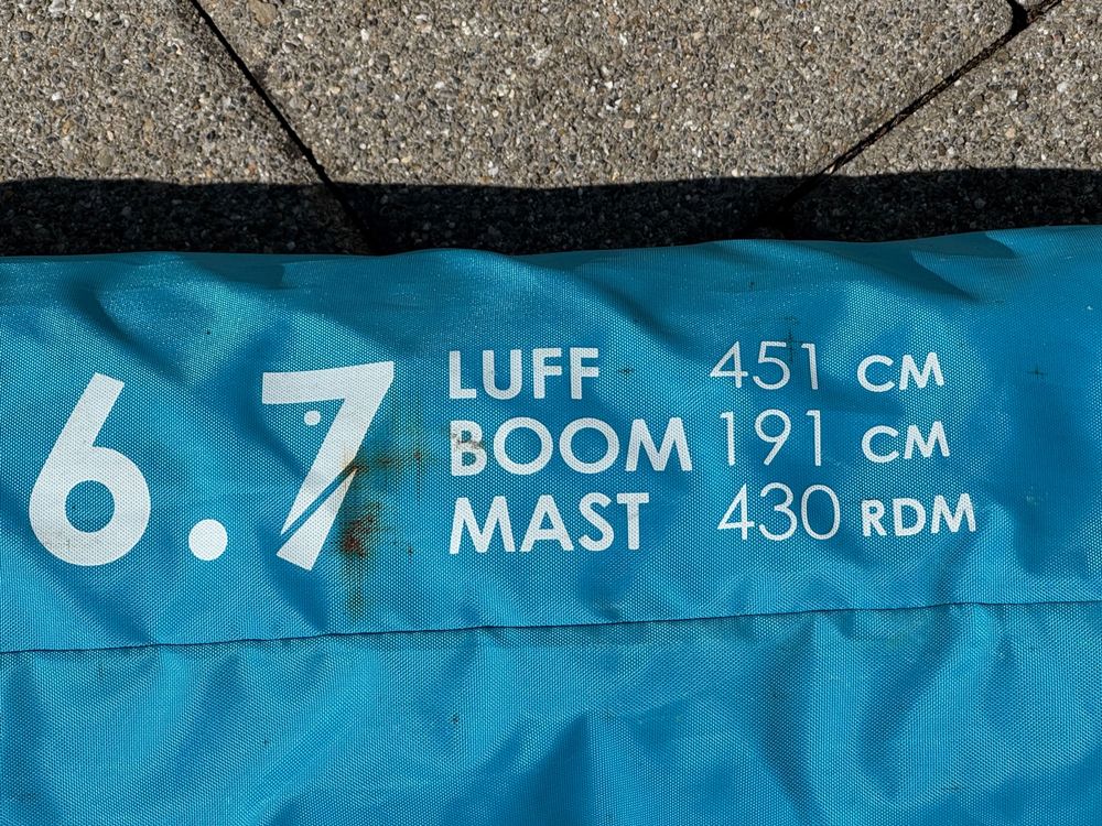 Surfen: GA Sails Hybrid 6.7 Windsurfsegel, Top Zustand, 2019 – Gebraucht aus Bertschikon Gossau von CyberUrs 2
