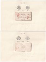 1850 Faltbrief BASEL - ZÜRICH