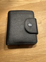 Echtleder Portemonnaie Schwarz Damen & Herren, top Zustand 