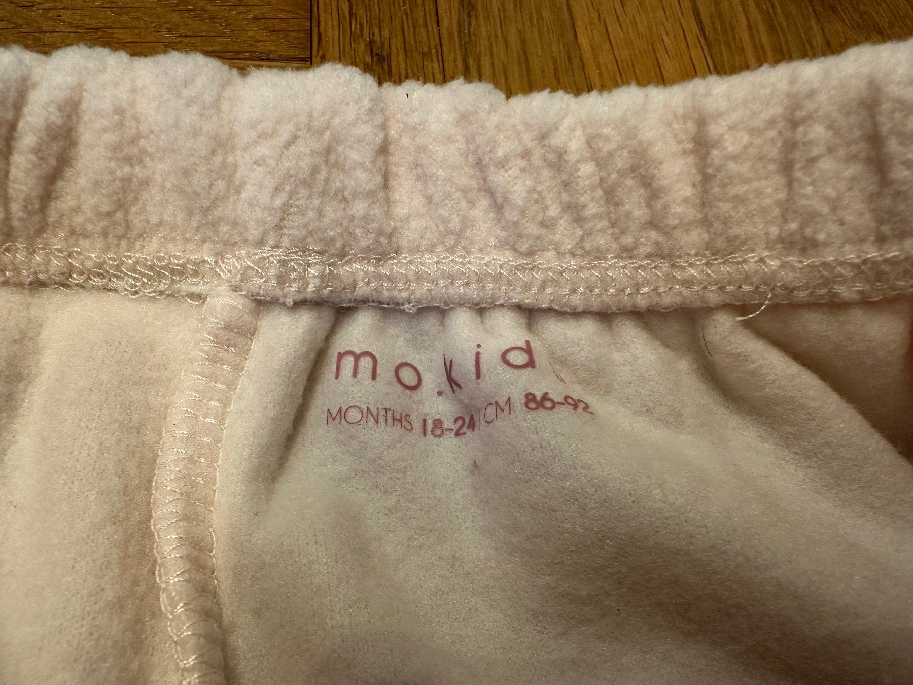 Monki Pantaloni: "Mo.kid" Fleecehose  hellrosa Gr. 86 - 92 – Usato da Winterthur venduto da nel_dn6r 1