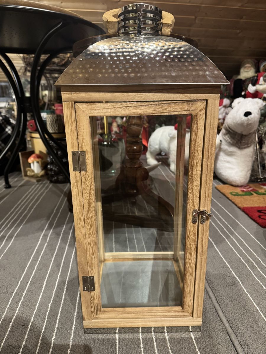 Tutte le decorazioni: Moderne Holzlaterne, 62cm gross – Usato da Pfäffikon ZH venduto da lenaviktoria