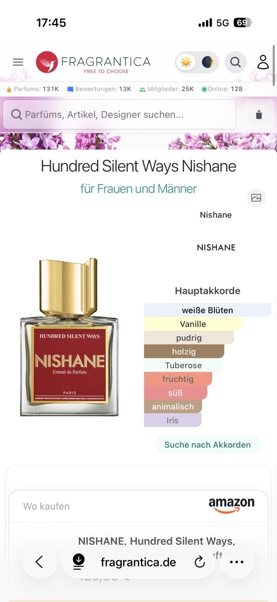 Nishane Profumi & Eau de Toilette: Nishane Hundred Silent Ways Duftprobe, 2 ml – Usato da Sursee venduto da nri_g5z8 1