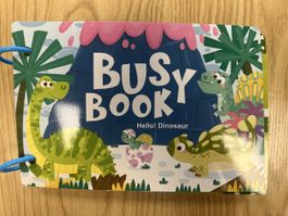 Busy Book Lernbuch Tiere Dinosaurier Fahrzeuge Früchte Gemüs