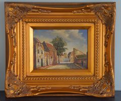 Ölgemälde / Peinture à l'huile Galerie Neundorf 1964