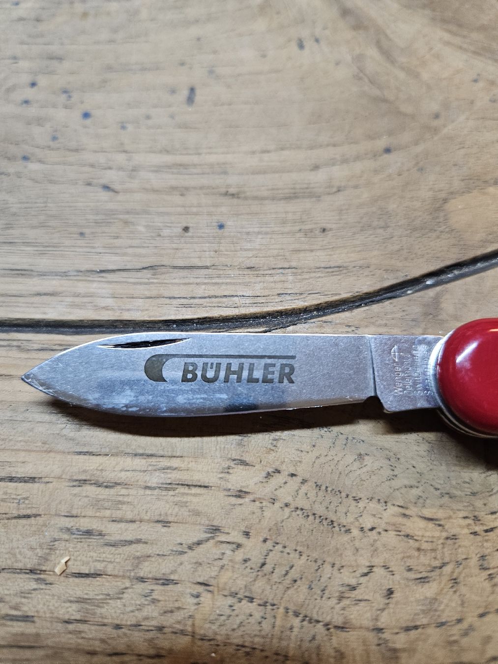 Wenger Accessoires: Taschenmesser Rot Bühler mit Etui  – D'occasion à Rorschach par TimelessTrading 1