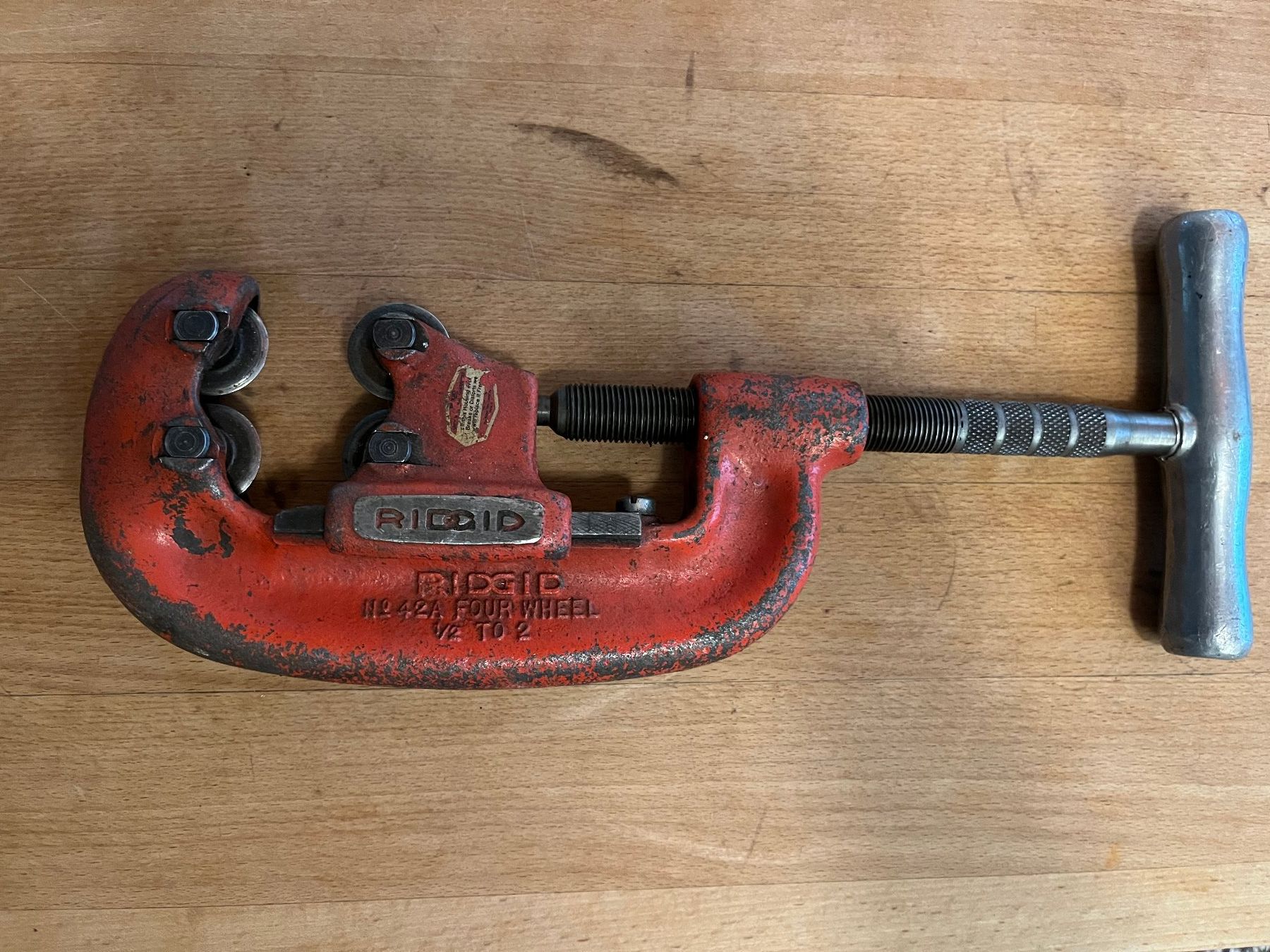 Ridgid Tutti gli attrezzi: Rohrschneider Ridgid 42 A – Usato da Winterthur venduto da bauprofi07 1