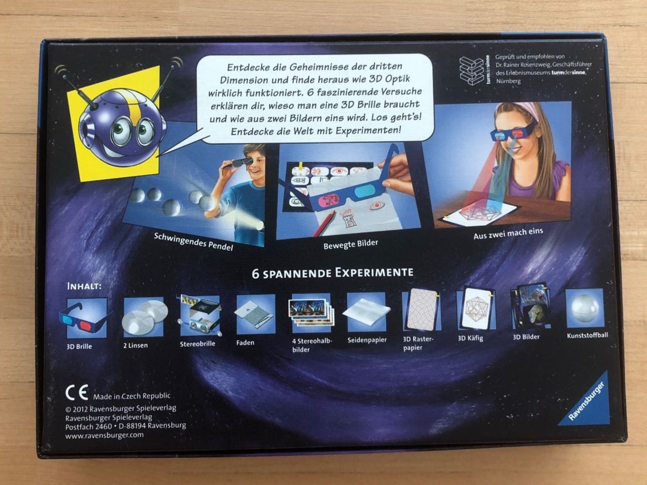 Ravensburger Giocattoli: 3D Optik Experimentierkasten – Nuovo (secondo la descrizione) da Zürich venduto da jen_zmr2 1