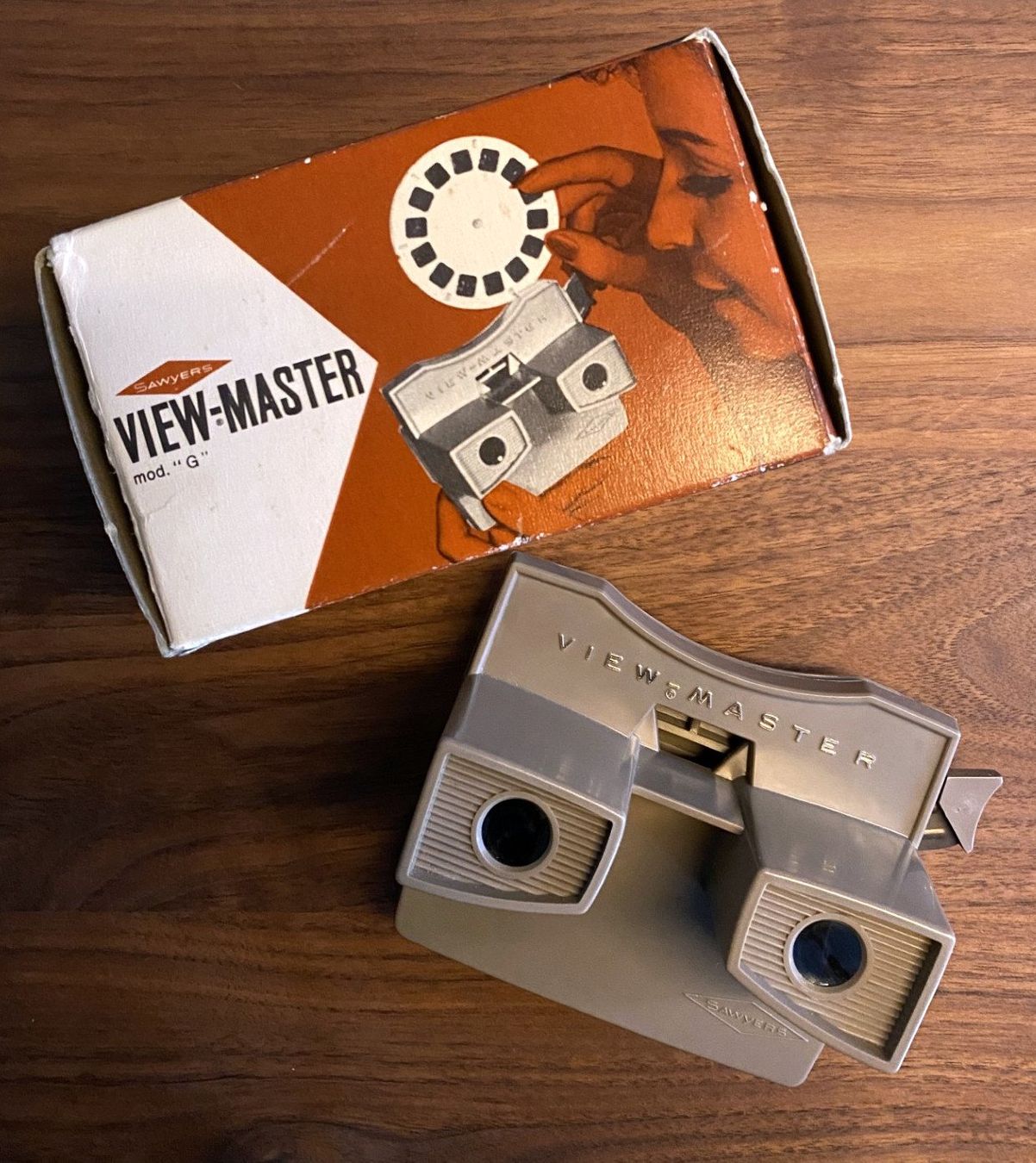 View-master Giocattoli: Sawyer's View-Master mod. "G" mit verschiedenen Bildscheiben – Usato da Rheinfelden venduto da Tramjam 1