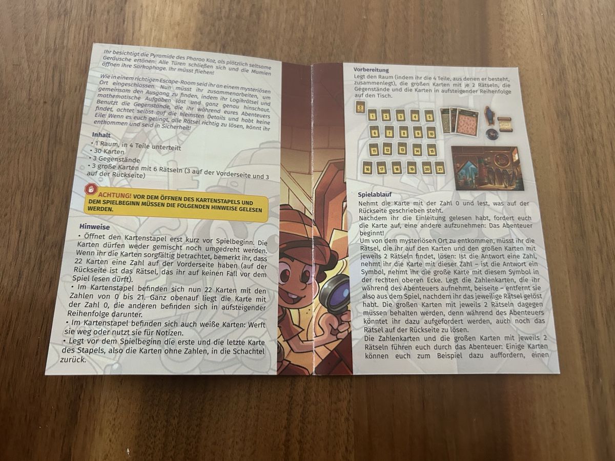 Clementoni Giochi: ESCAPE GAME Die Pyramide des Pharao – Nuovo (secondo la descrizione) da Luzern venduto da HuberRenat 3