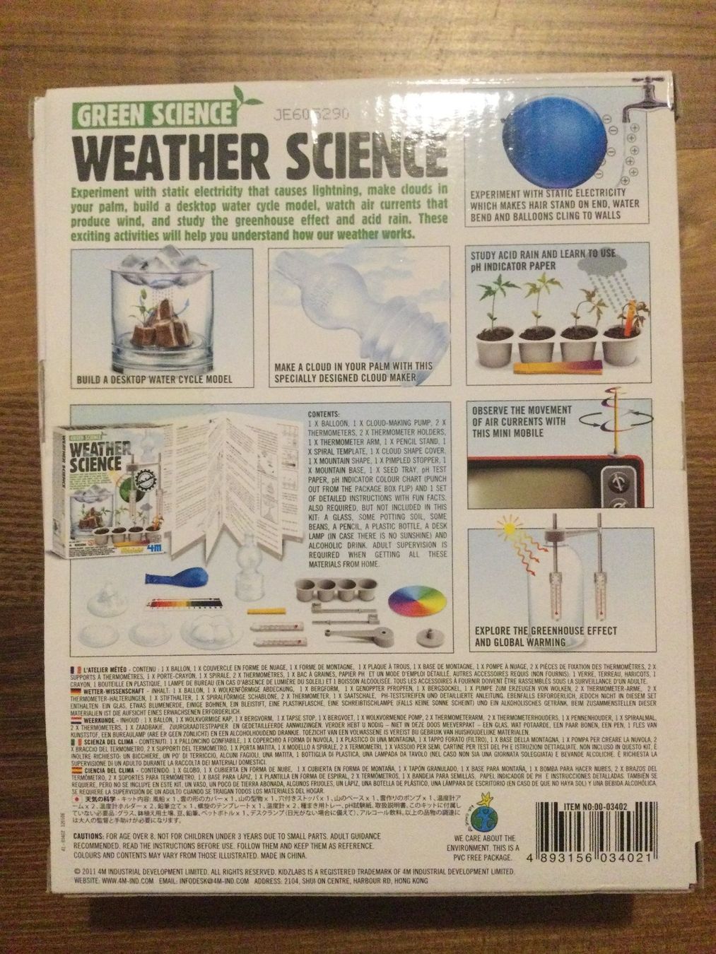 Kit bricolage: Wetter Wissenschaft Experiment-Kit – Nuovo (secondo la descrizione) da Marly venduto da St._Benny_John 1