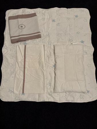 Baby Bettwaesche Set Elefanten Motiv, Top Zustand!