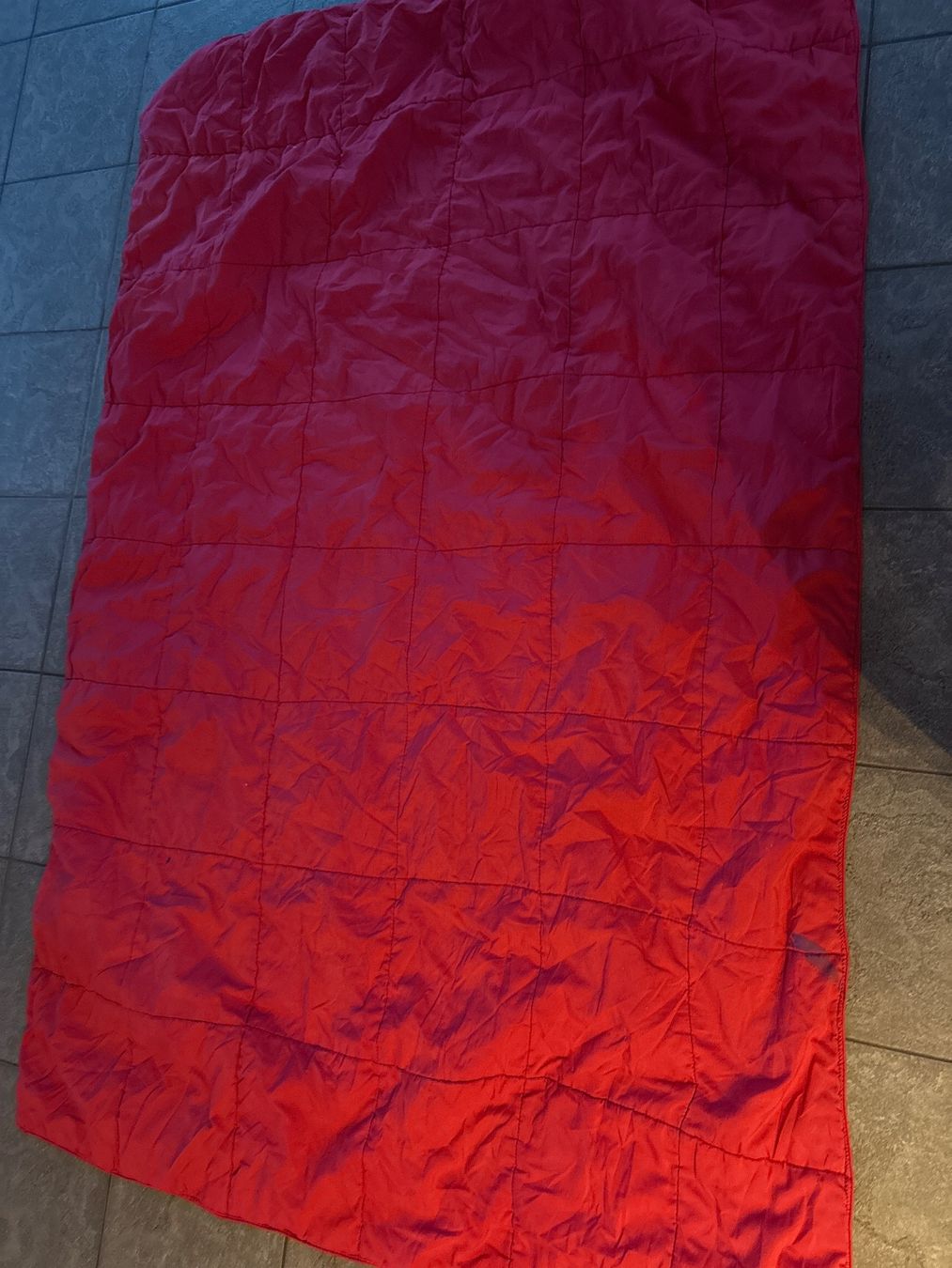 Coperte: Praktische, leichte Sommerdecke, orange/rot – Usato da Andwil SG venduto da schmei 1