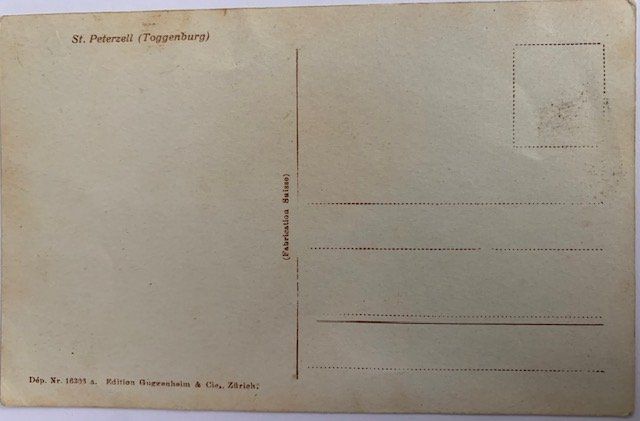 Cartes postales: AK St. Peterzell mit Postkutsche – D'occasion à Gundetswil par Egro100 1