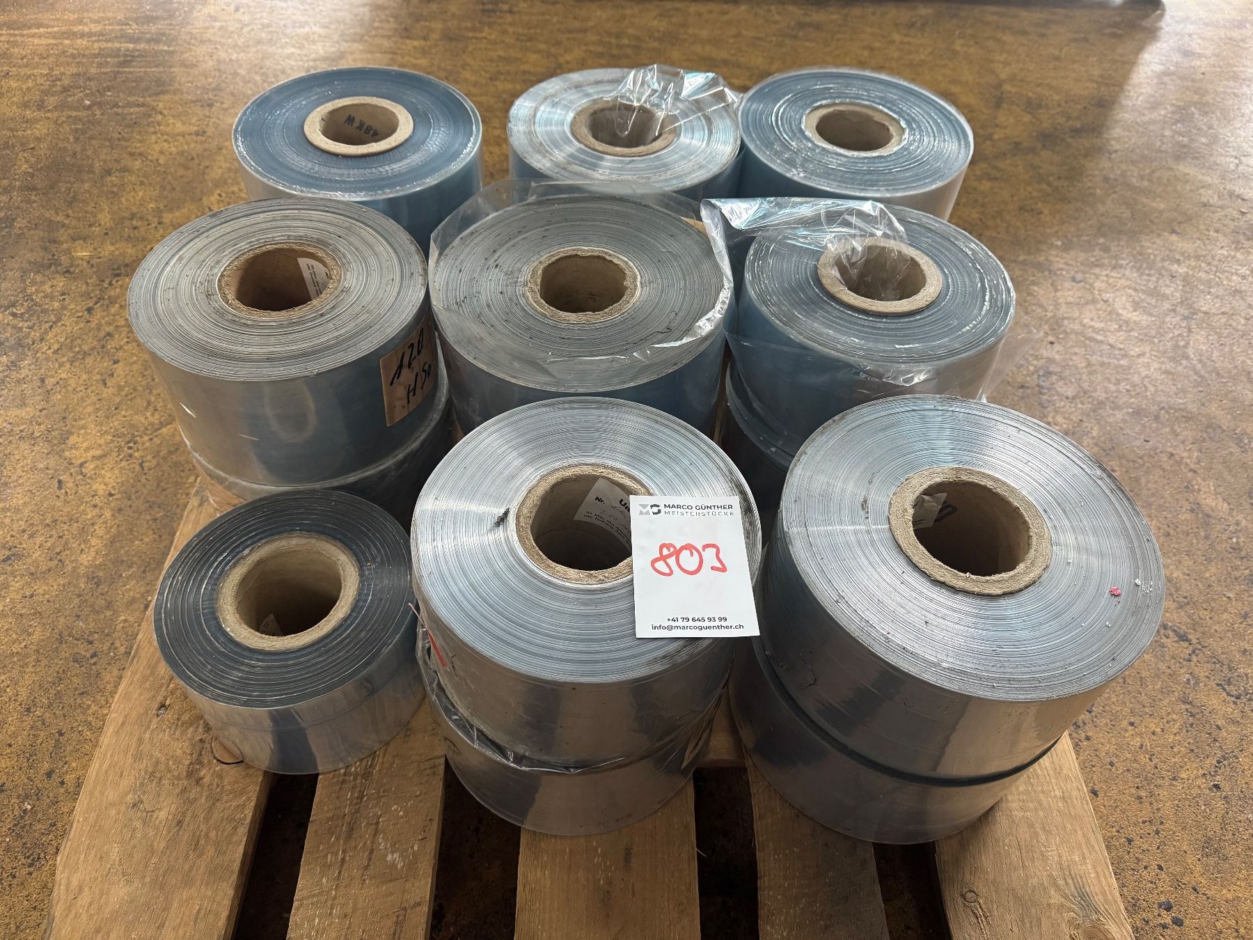803 Posten Folien / Verpackungsfolie aus Liquidation (Gebraucht) in ...