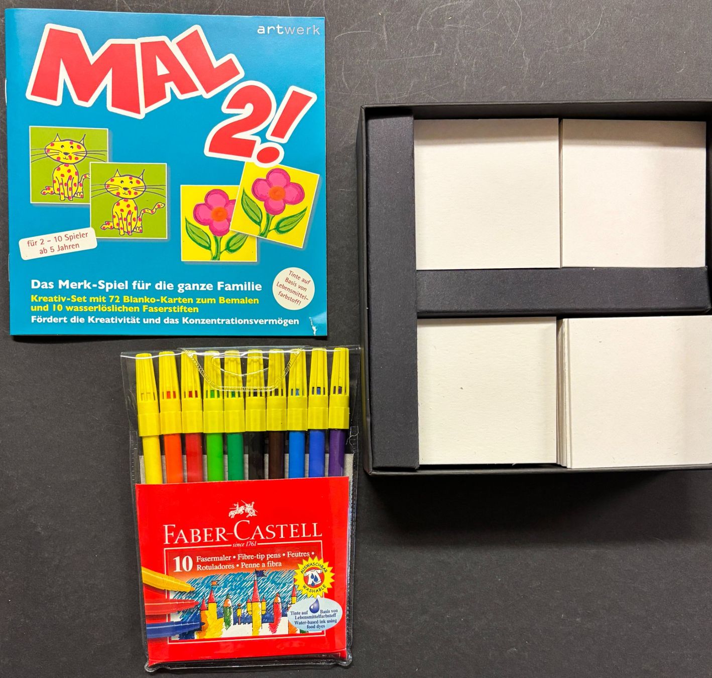 Spiele: Mal2 Kreativset mit 72 Karten (Memory) – Neu (gemäss Beschreibung) aus Sarnen von Livres 1