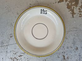 Keramik: Porzellanteller vintage
