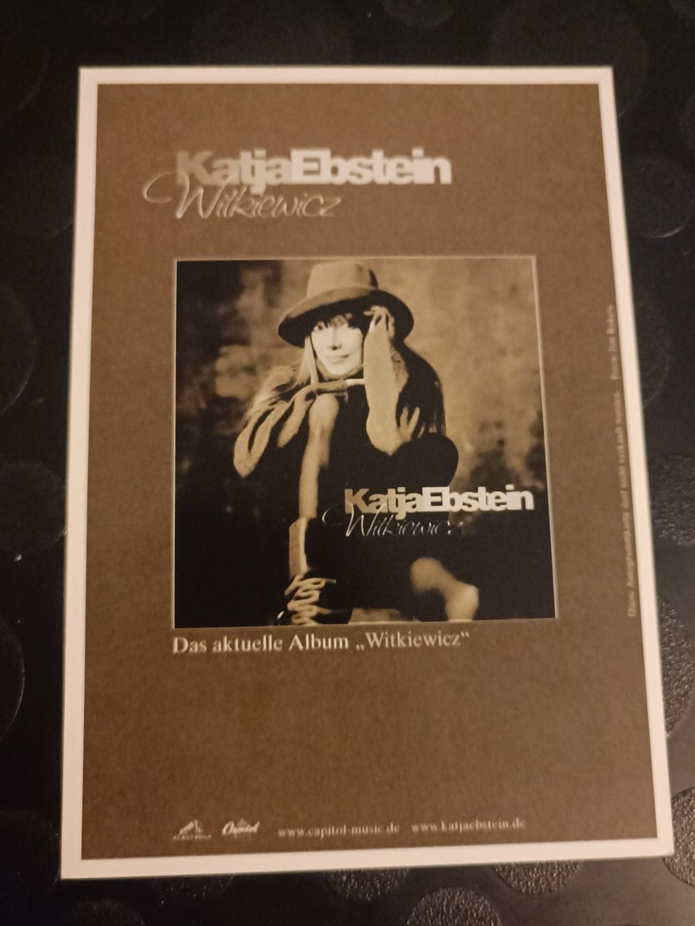 Autografi: Katja Ebstein - handsigniert – Usato da Menziken venduto da Artographs 1