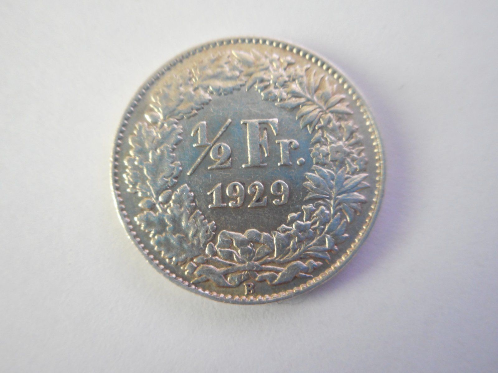 Alle Münzen: 50 Rp. 1929 silber  vorz – Gebraucht aus Kriegstetten von pizlad2010