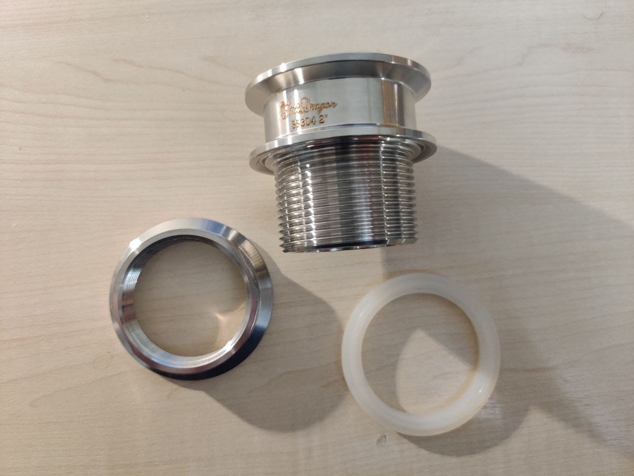 Ferramenta: 2'' Tri-Clamp Bulkhead Weldless Fitting – Nuovo e nell'imballaggio originale da Genève venduto da mar_fhd8 3