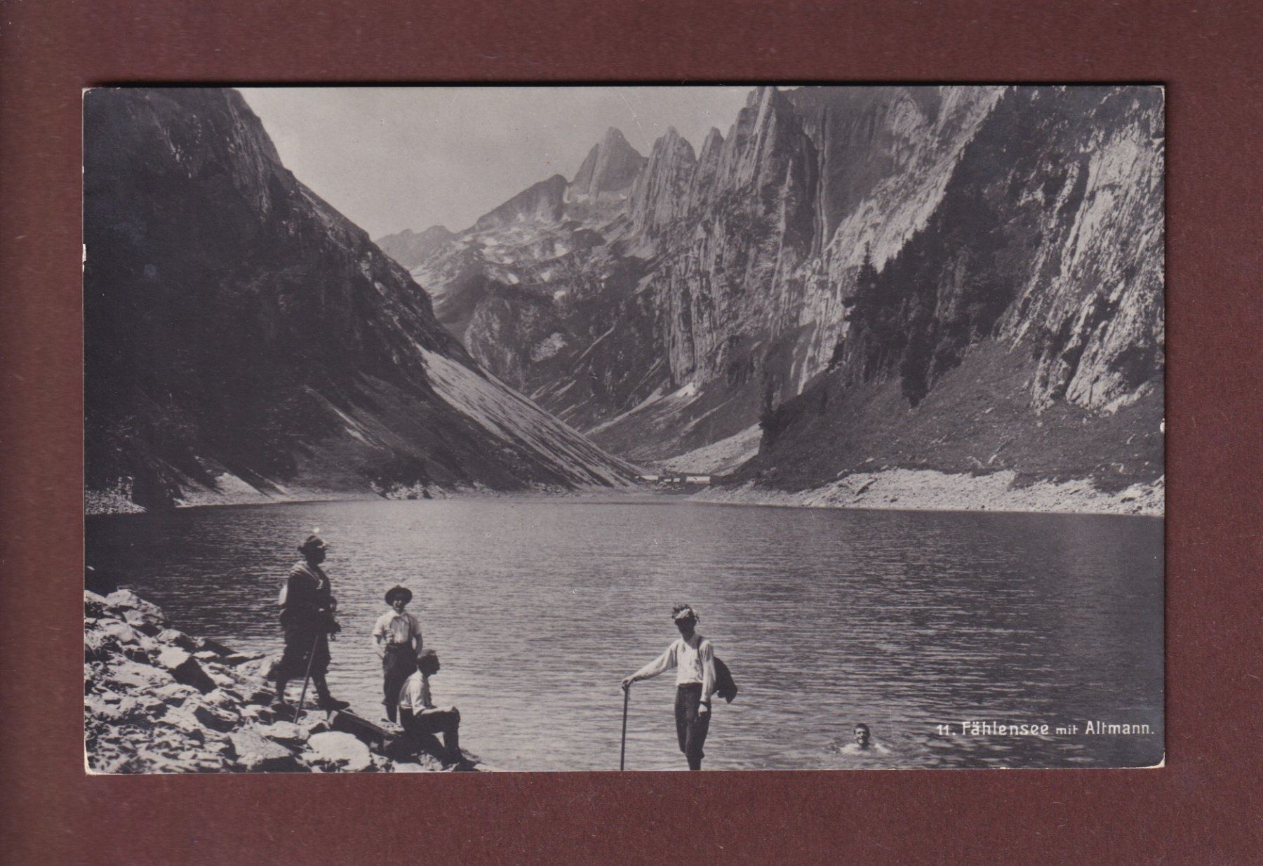 Cartoline postali: FÄHLENSEE - Altmann - 1912 – Usato da Pully venduto da nicecards-shop