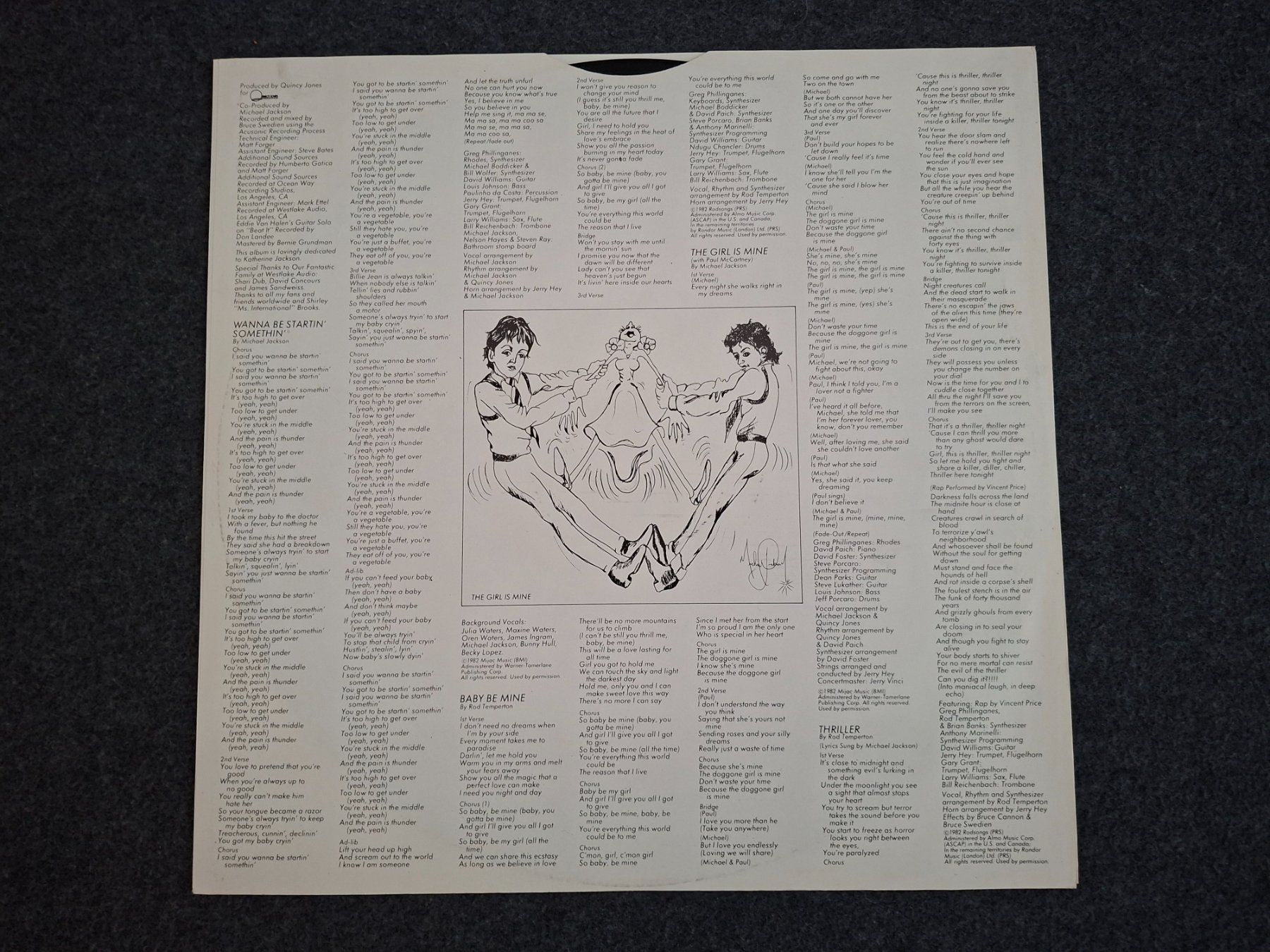 Dischi in vinile: Michael Jackson, Thriller, LP – Usato da Merenschwand venduto da lea61 3