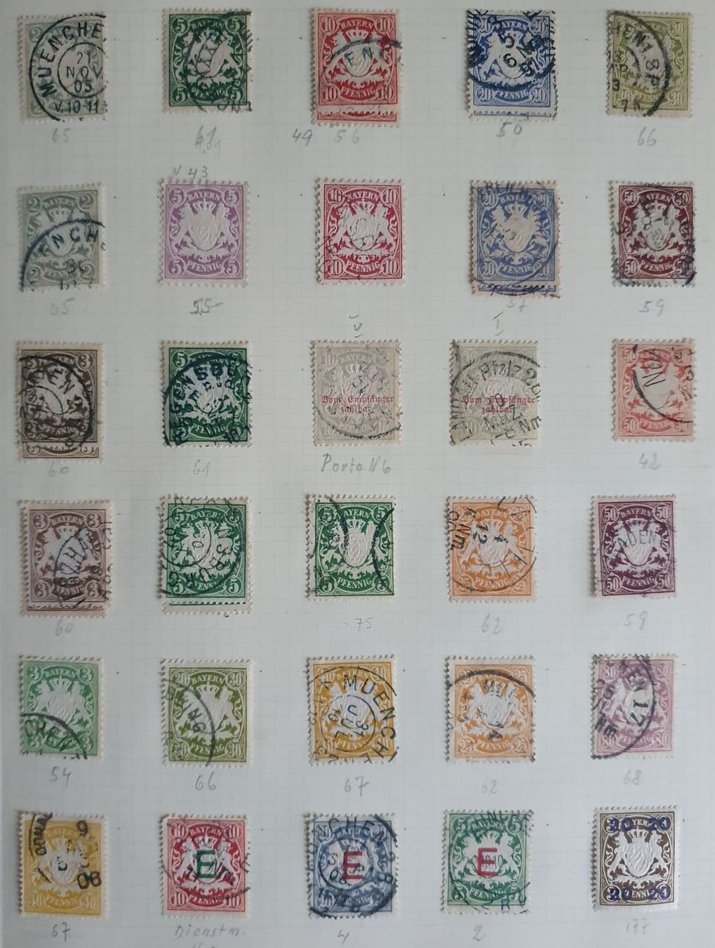 Tutti i francobolli: Reichhaltige Teilsammlung Bayern – Usato da Fislisbach venduto da Zigzag12 1