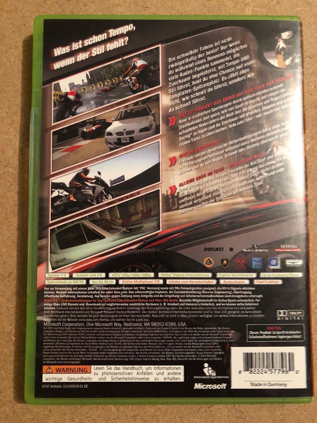 Giochi: PGR 4 für Xbox 360 – Usato da Kestenholz venduto da Mad18 1