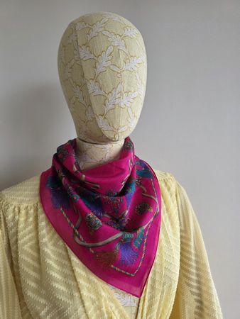 Vintage CELINE Tuch Baumwolle 48×48
