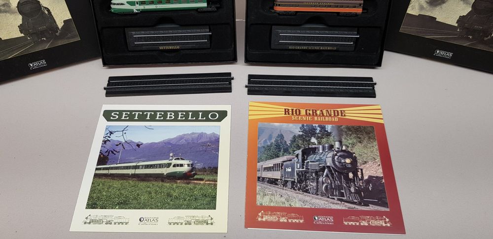 Minitrains 1/220 lot de 10 trains. Editions Atlas (Neu (gemäss