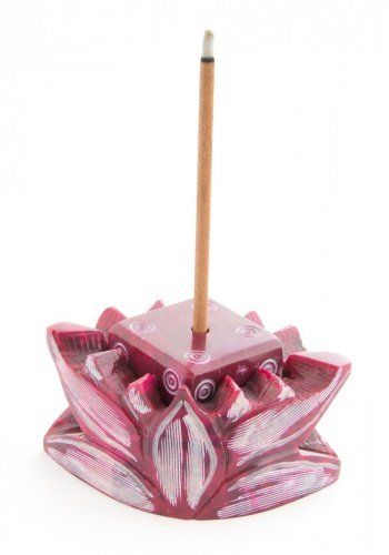 Candele: Räucherhalter - Würfel Lotus – Nuovo e nell'imballaggio originale da Mauren venduto da Yeelen 1