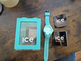 Armbanduhr Ice Watch türkis Silikon gebrauchter Zustand