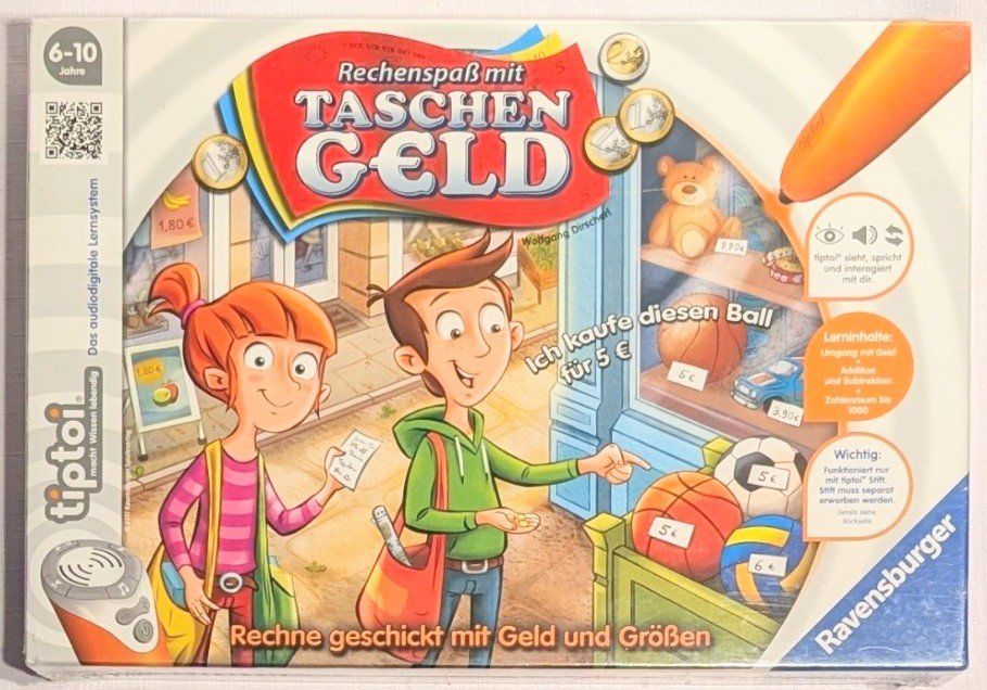 Ravensburger Spiele: Ravensburger Tiptoi - Rechenspaß mit Taschengeld – Neu und originalverpackt aus Wängi von ABIZONE-86