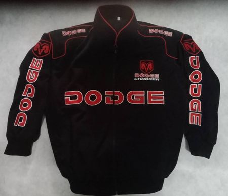 NEU DODGE CHARGER Fan Jacke schwarz(rot) alle Größen/Modelle